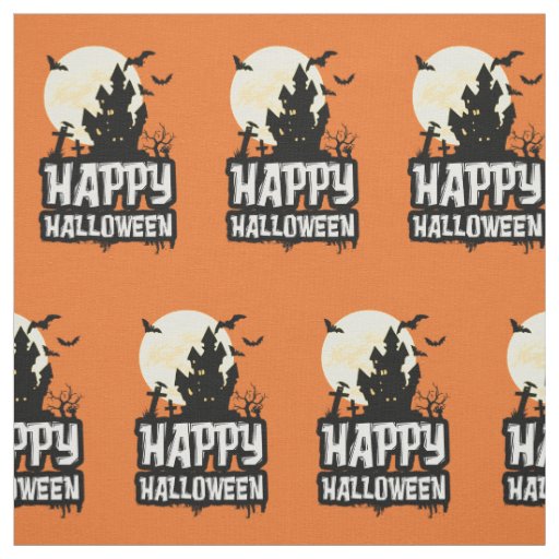 Happy Halloween Fabric