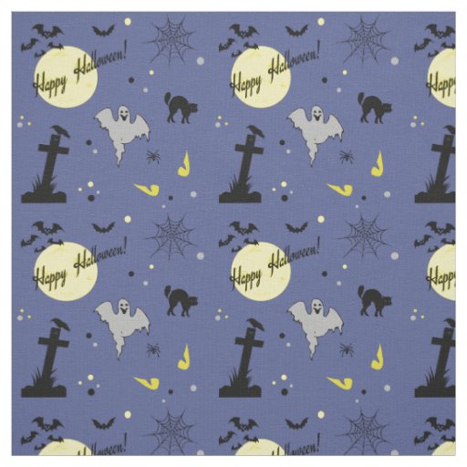 Happy Halloween Fabric