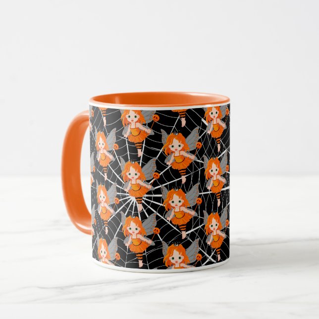 Happy Halloween Fairy Mug (Front Left)