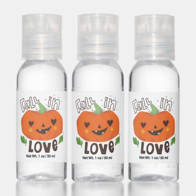 Happy Halloween | Fall in Love Jack O Lantern Hand Sanitizer (Set)