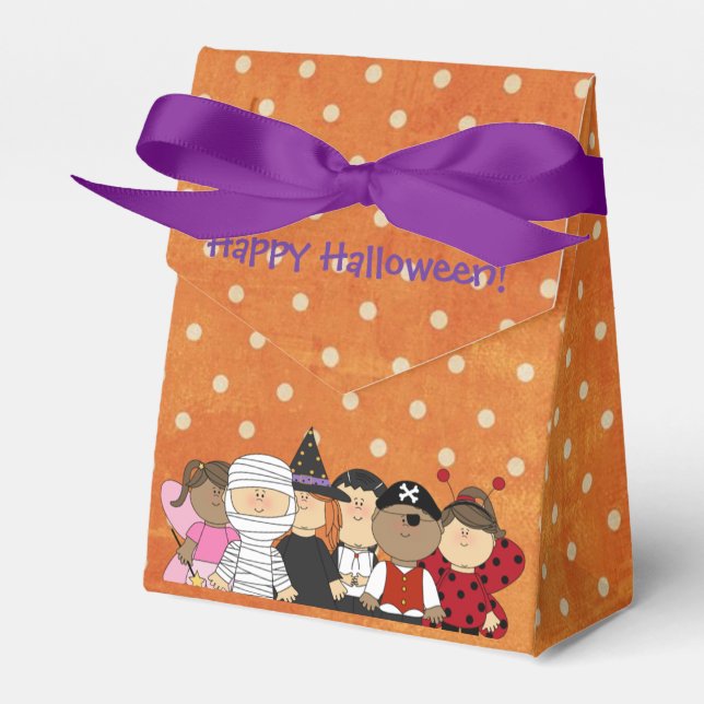 Happy Halloween Favor Box! Favor Boxes (Front Side)