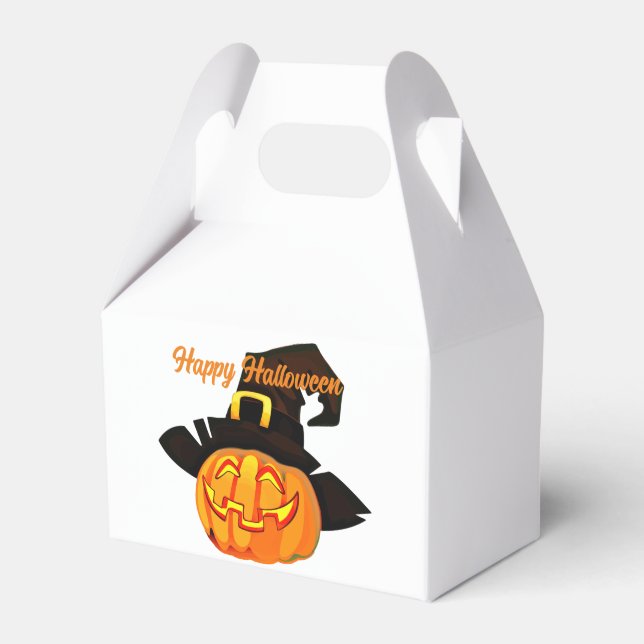 Happy Halloween Favor Boxes (Front Side)