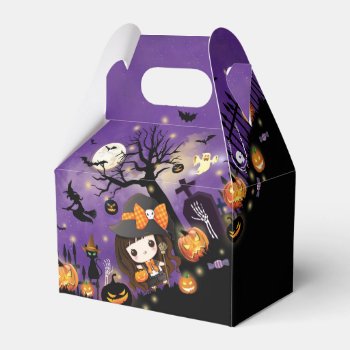 Happy Halloween Favor Boxes by Chibibunny at Zazzle