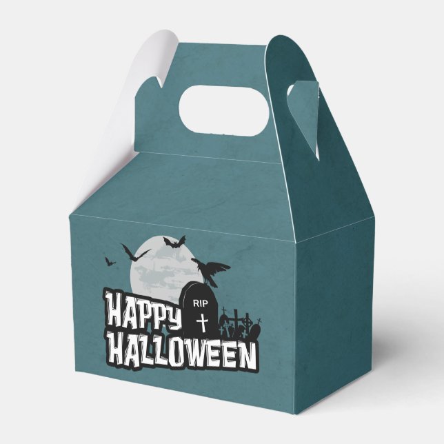 Happy Halloween Favor Boxes (Back Side)