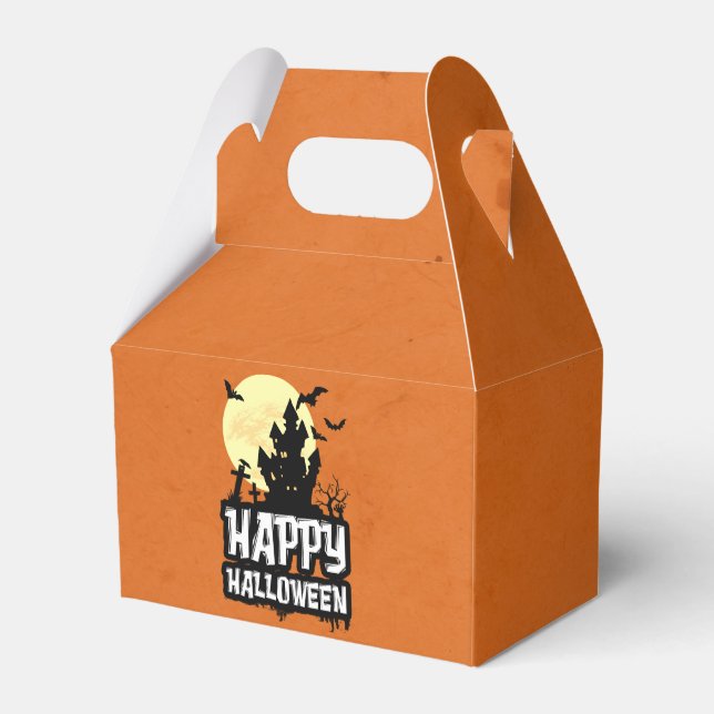 Happy Halloween Favor Boxes (Back Side)