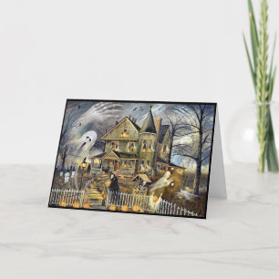 Happy Halloween Folded Holiday Card