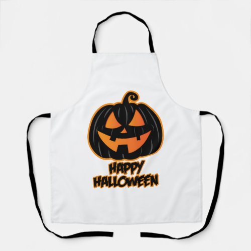 Happy Halloween For And Pumpkin Halloween Apron