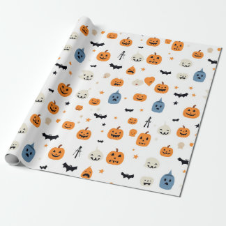 Happy Halloween for babyes white Wrapping Paper