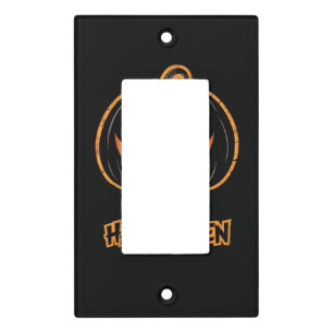 Happy Halloween for Men and Women - Pumpkin Light Switch Cover
