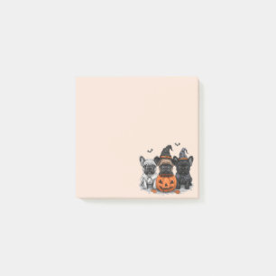 Happy Halloween French Bulldogs Post-it Notes