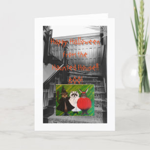 Happy Halloween from the Haunted House! Card