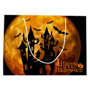 Happy Halloween (Full Moon) Large Gift Bag