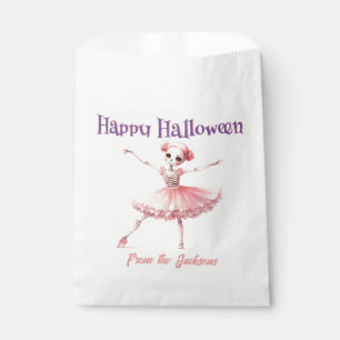 Happy Halloween   FUN SKELETON BALLERINA Favor Bag