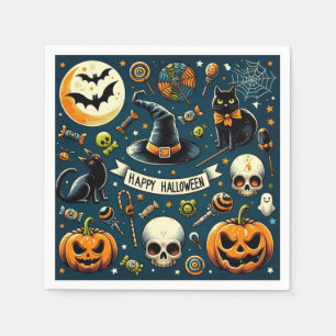 Happy Halloween Fun & Spooky Napkins