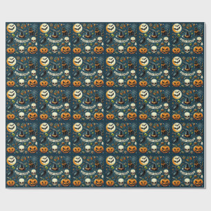 Happy Halloween Fun & Spooky Wrapping Paper