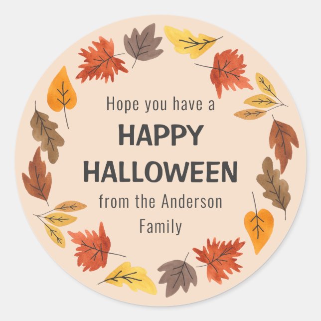 Happy Halloween Fun Sticker for all ages (Front)
