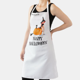 Happy Halloween Funny Apron