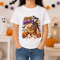 Happy Halloween Funny Dachshund Hot Dog