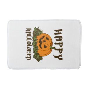 Happy Halloween Funny Halloween Costume Bath Mat