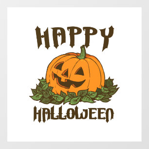 Happy Halloween Funny Halloween Costume Window Cling