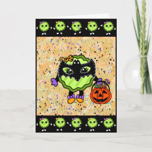 Happy Halloween Funny Holiday Pickle Card