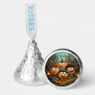 Happy Halloween Funny Humorous Happy Pumpkins Hershey®'s Kisses®