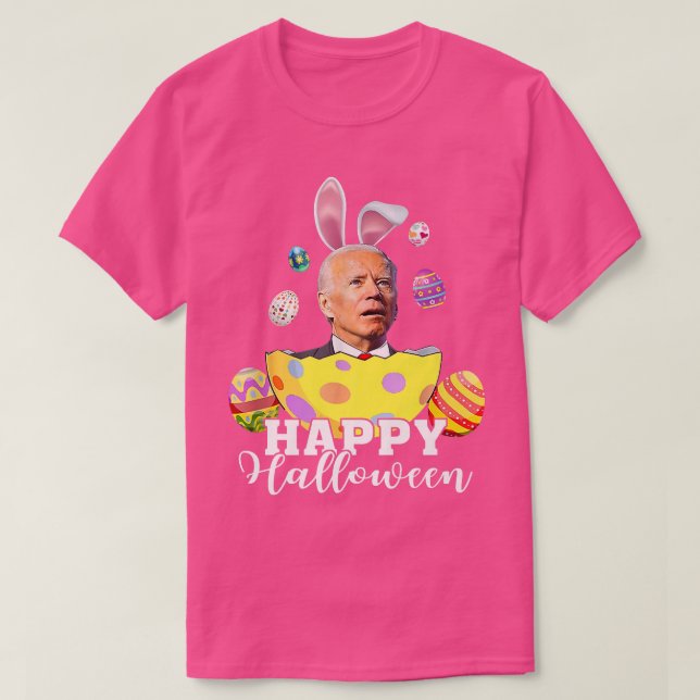 Happy Halloween Funny Joe Biden Easter Holiday Vin T-Shirt (Design Front)