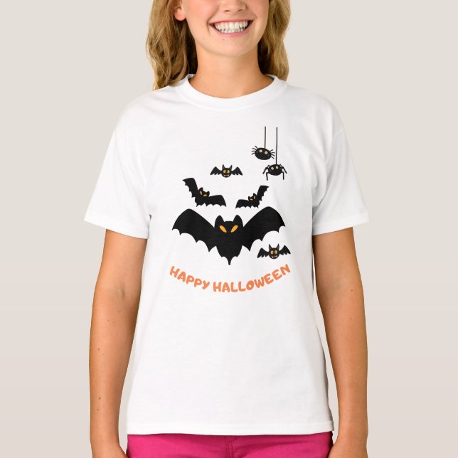Happy Halloween Funny T-Shirt (Front)