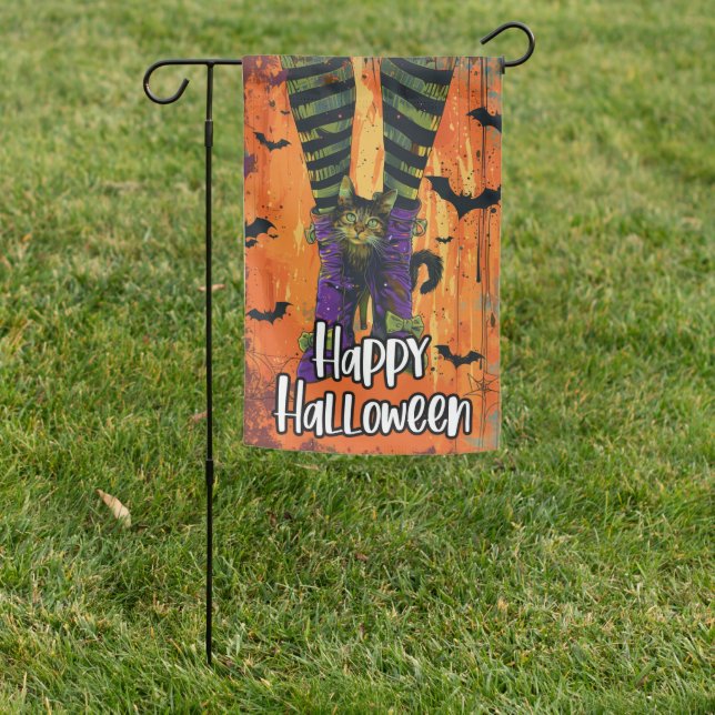 Happy Halloween  Garden Flag (In SItu)
