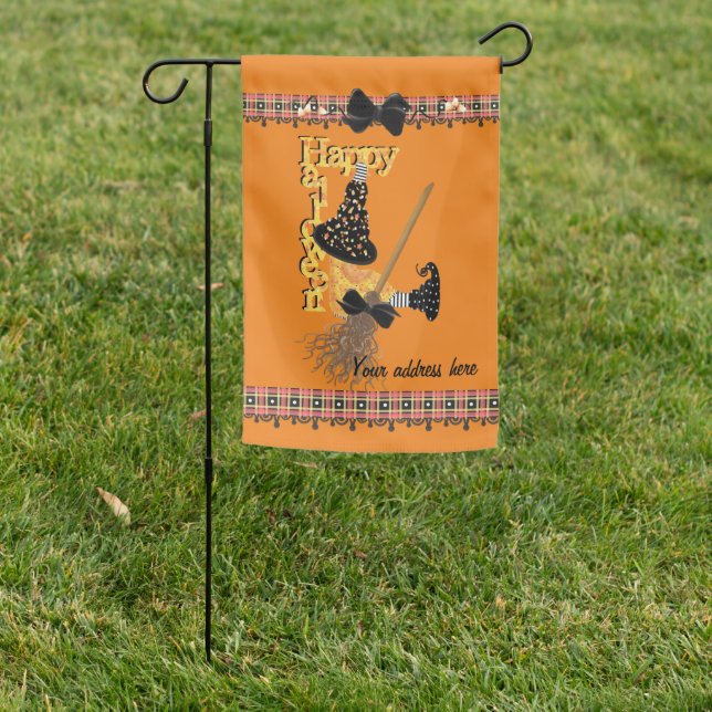 Happy Halloween  Garden Flag (In SItu)