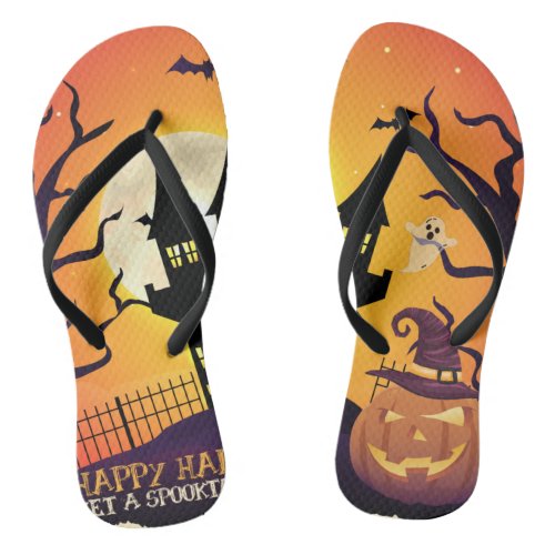 Happy Halloween Get A Spooktacular Deal Flip Flops