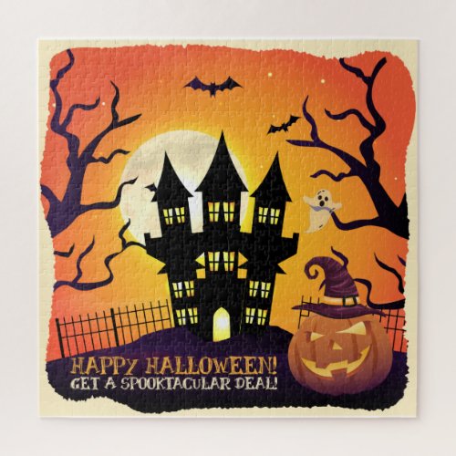 Happy Halloween Get A Spooktacular Deal Jigsaw Puzzle