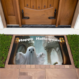 Happy Halloween Ghost Doormat