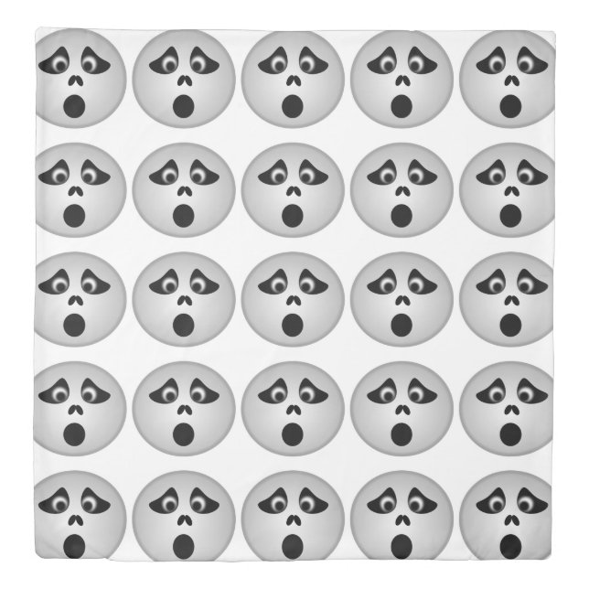 "HAPPY HALLOWEEN" GHOST DUVET COVER (Front)