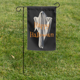 Happy Halloween Ghost  Garden Flag