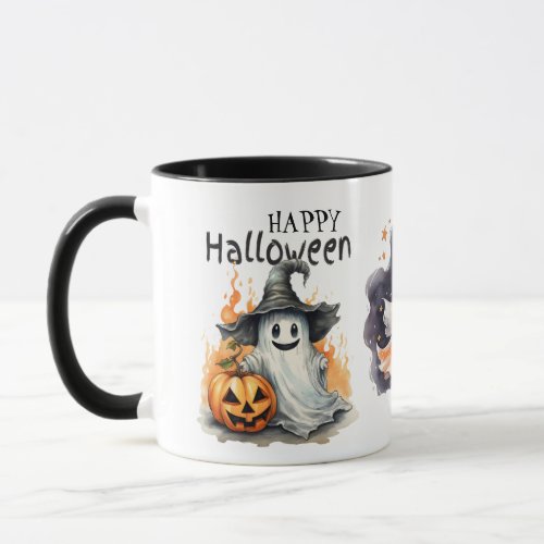 Happy Halloween Ghost Kids Mug