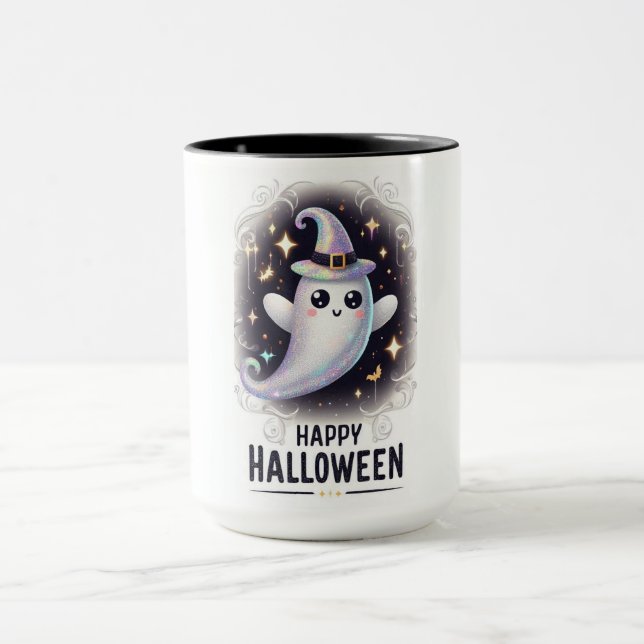 Happy Halloween Ghost Mug (Center)