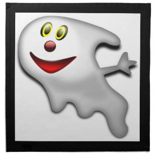 "HAPPY HALLOWEEN" GHOST NAPKIN