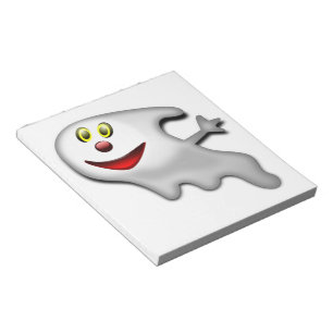 "HAPPY HALLOWEEN" GHOST NOTEPAD