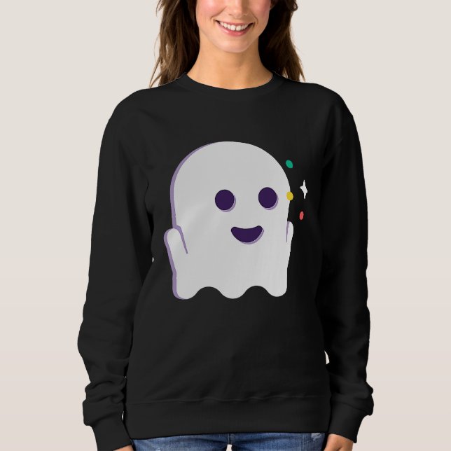 Happy Halloween Ghost Sweatshirt (Front)