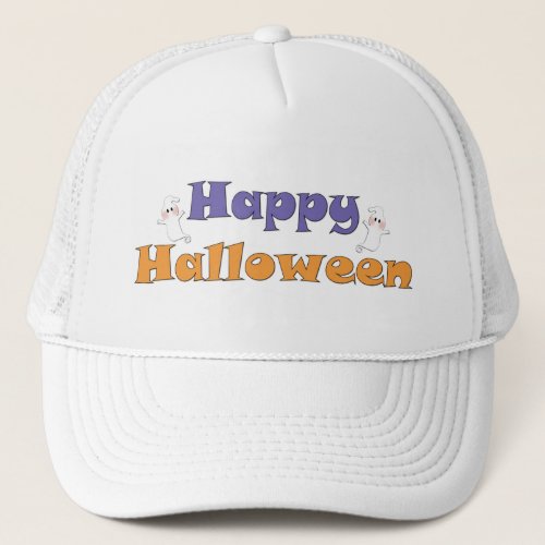Happy Halloween Ghosts Hat