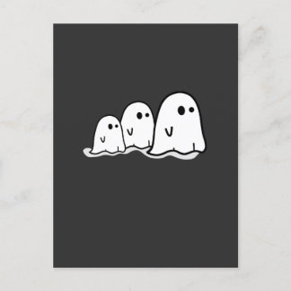 Happy Halloween Ghosts Postcard