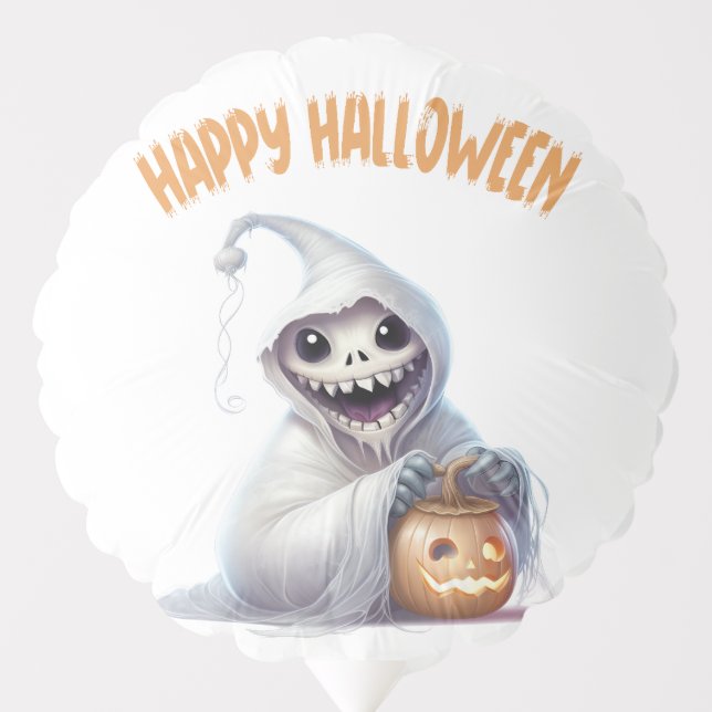 Happy Halloween Ghoul Balloon (Front)