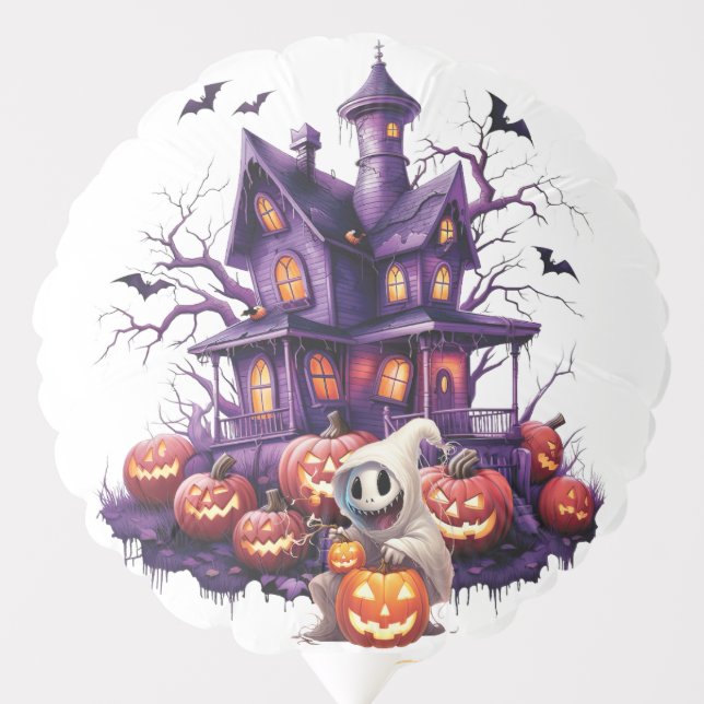 Happy Halloween Ghoul Balloon (Front)