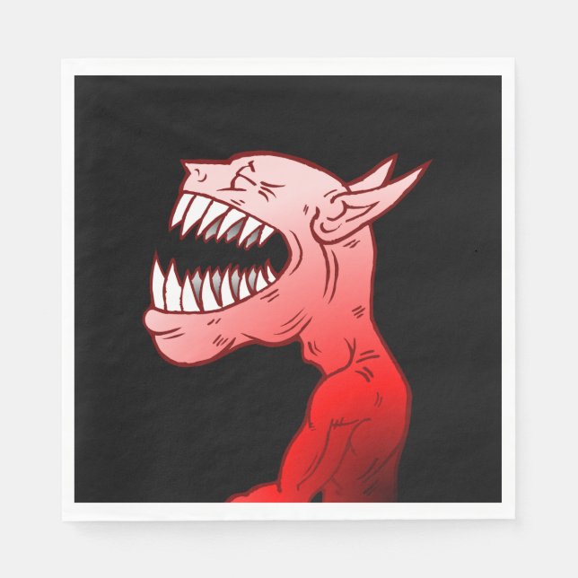 Happy Halloween Ghoul Napkins (Front)