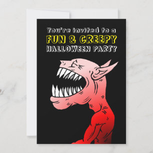Happy Halloween Ghoul Party Invitation