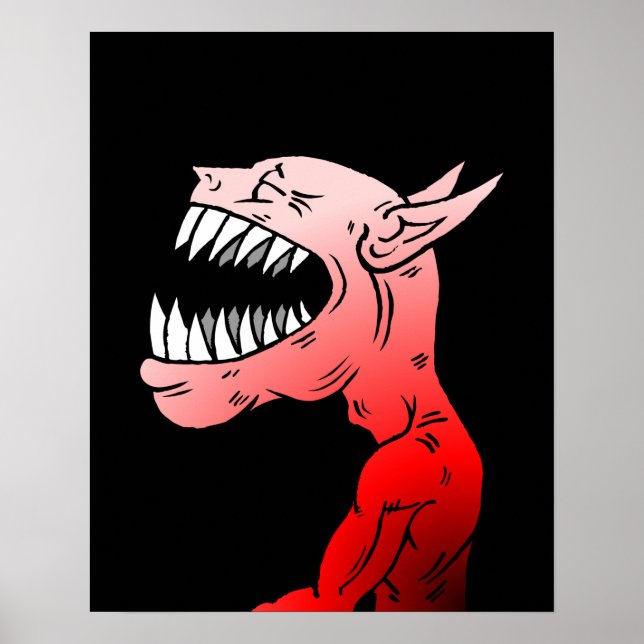 Happy Halloween Ghoul Poster (Front)