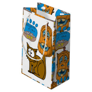 Happy Halloween Gift Bag, Cat Small Gift Bag