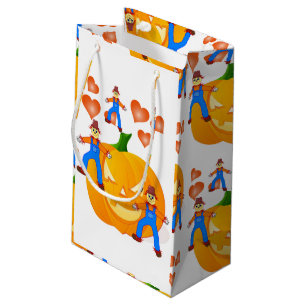 Happy Halloween  Gift Bag, Pumpkin Small Gift Bag