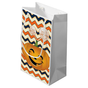 Happy Halloween Gift Bag, Pumpkin Small Gift Bag